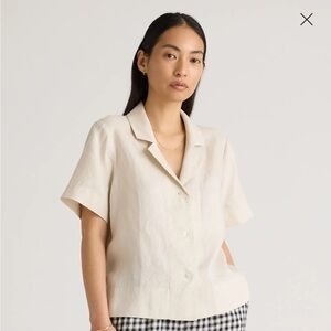 100% European Linen Short Sleeve Shirt